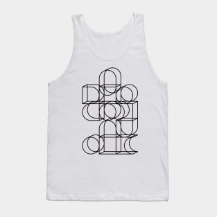 Random Geometric Pattern 1 Tank Top